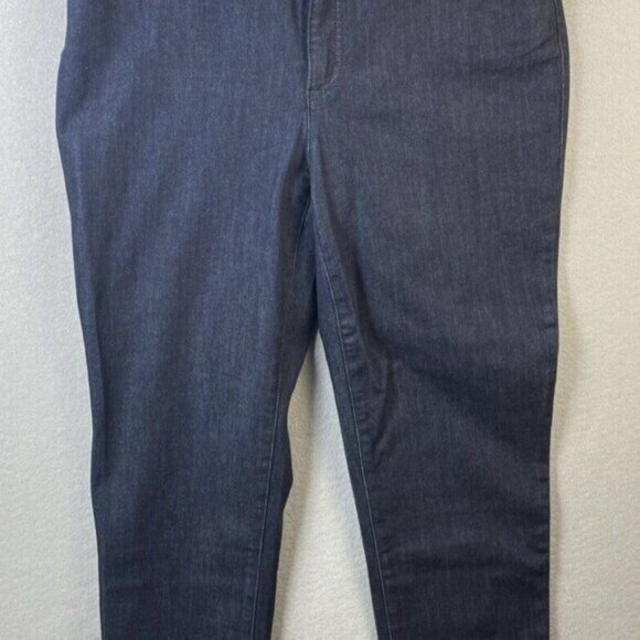 Chicos Fabulously Slimming Jeans Womens 1 Ankle Blue High Rise 30 x 27 Denim NWT - Picture 1 of 9